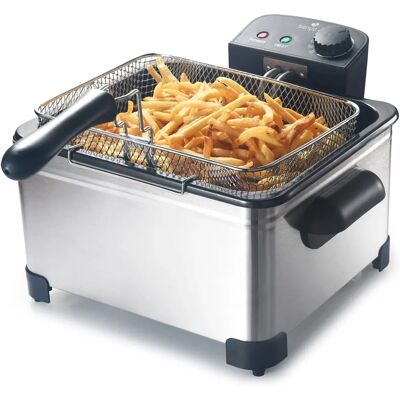 Friteuse Électrique Grande Capacité - 5L, 3 paniers, 190°C Friteuse Électrique Grande Capacité - 5L, 3 paniers, 190°C