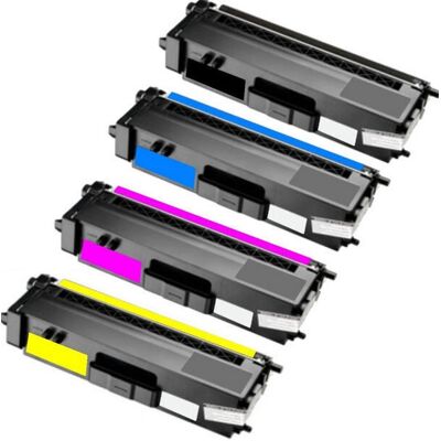 Brother Tn 325 - Pack de 4 Toners Compatibles - Bureau - Publicité Brother Tn 325 - Pack de 4 Toners Compatibles - Bureau - Publicité