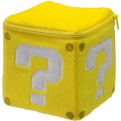 Cubo de almacenamiento Sherwood Modelo 35080036 - Peluche rectangular blanco, amarillo Cubo de almacenamiento Sherwood Modelo 35080036 - Peluche rectangular blanco, amarillo
