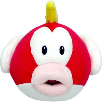 Super Mario Cheep Cheep plüssjáték - 13cm - Hivatalos Super Mario Cheep Cheep plüssjáték - 13cm - Hivatalos