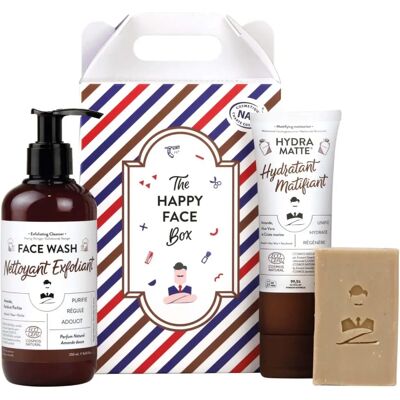 Monsieur Barbier Scatola Cura Viso Felice - Set Cura Uomo Monsieur Barbier Scatola Cura Viso Felice - Set Cura Uomo