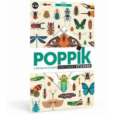 ART Poppik Model - Plakat z Naklejkami Insekty - Plakat ART Poppik Model - Plakat z Naklejkami Insekty - Plakat