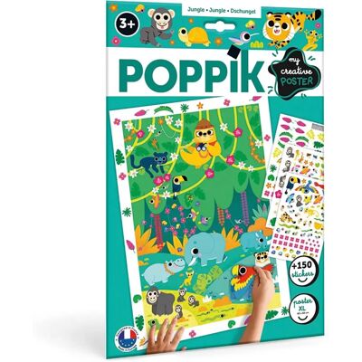 Poppik - Póster y Pegatinas Creativos Selva - Póster Poppik - Póster y Pegatinas Creativos Selva - Póster