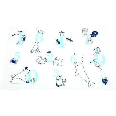 Super Petit Set de table en silicone réutilisable - 40x30cm - Publicité Super Petit Set de table en silicone réutilisable - 40x30cm - Publicité