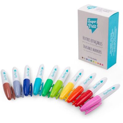 Ensemble de 10 feutres en silicone Super Petit - Publicité Ensemble de 10 feutres en silicone Super Petit - Publicité