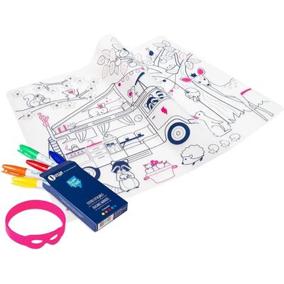 SuperPetit Siliconen Kunstset - Creatief Spel voor Kinderen SuperPetit Siliconen Kunstset - Creatief Spel voor Kinderen