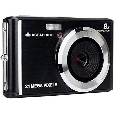 AgfaPhoto DC5200 - Kompakt digitális fényképezőgép - Fekete AgfaPhoto DC5200 - Kompakt digitális fényképezőgép - Fekete