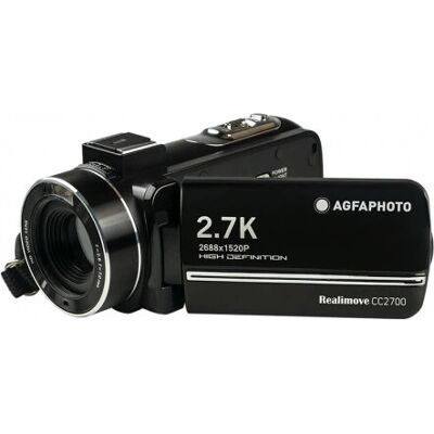 Kamerka ręczna Agfa Photo CC2700 - 24 MP CMOS, 2.7K Video, 3-calowy ekran dotykowy Kamerka ręczna Agfa Photo CC2700 - 24 MP CMOS, 2.7K Video, 3-calowy ekran dotykowy