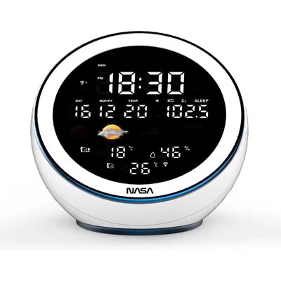NASA Weiße Wetterstation - Bluetooth-Lautsprecher - Modell WSP1500 NASA Weiße Wetterstation - Bluetooth-Lautsprecher - Modell WSP1500