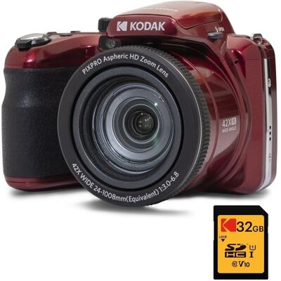 Kodak Astro Zoom AZ425 - 32GB SD Röd Kodak Astro Zoom AZ425 - 32GB SD Röd