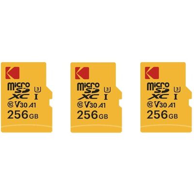Kodak - 256GB MicroSD - Class 10 - Con Adattatore - Scheda di Memoria Kodak - 256GB MicroSD - Class 10 - Con Adattatore - Scheda di Memoria