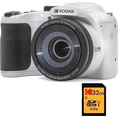 Kodak Pixpro Astro Zoom AZ255 - Aparat cyfrowy - 16 MP, Zoom 25X, HD 1080p, Szerokokątny 24mm, Ekran LCD 3" Kodak Pixpro Astro Zoom AZ255 - Aparat cyfrowy - 16 MP, Zoom 25X, HD 1080p, Szerokokątny 24mm, Ekran LCD 3"