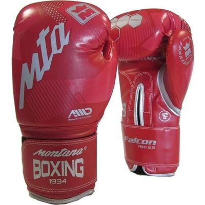 Gants de Boxe Montana Falcon - Rouge - Publicité Gants de Boxe Montana Falcon - Rouge - Publicité