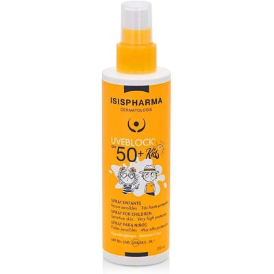 ISIS PHARMA SOLAIRES Uveblock Spray SPF50+ Enfants - Crème Solaire - Publicité ISIS PHARMA SOLAIRES Uveblock Spray SPF50+ Enfants - Crème Solaire - Publicité