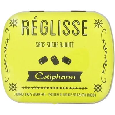 ESTIPHARM Bonbons de Réglisse Sans Sucre - 14g - Publicité ESTIPHARM Bonbons de Réglisse Sans Sucre - 14g - Publicité