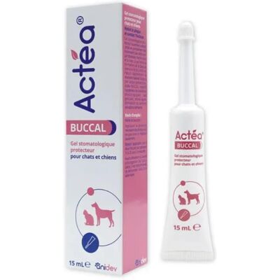Actéa Buccal 15 ml - Gel dentaire pour animaux - Publicité Actéa Buccal 15 ml - Gel dentaire pour animaux - Publicité