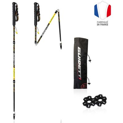 Bâtons de trail Guidetti Aero Perf - Carbone, Réglables, Légers - Publicité Bâtons de trail Guidetti Aero Perf - Carbone, Réglables, Légers - Publicité