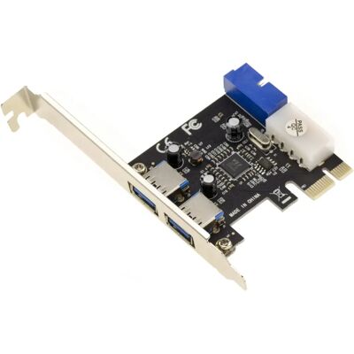 Kalea-Informatique PCIe USB 3.0 - 2+2 Porty / Via Chipset - 19 Pin Connector Kalea-Informatique PCIe USB 3.0 - 2+2 Porty / Via Chipset - 19 Pin Connector
