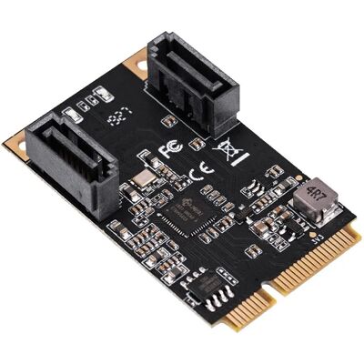 Kalea Informatique JMB582 Mini PCIe SATA 6Gbps - Controlador PCIe SATA Kalea Informatique JMB582 Mini PCIe SATA 6Gbps - Controlador PCIe SATA