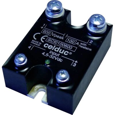 Celduc Halbleiterrelais SCI 100A Steuerung 4,5-32V DC Last 0-600V DC Celduc Halbleiterrelais SCI 100A Steuerung 4,5-32V DC Last 0-600V DC