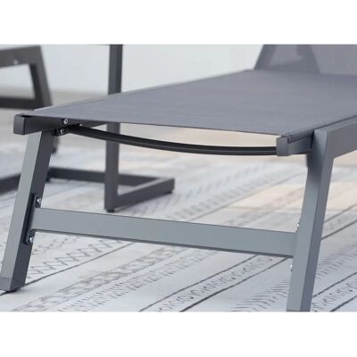 Chaise de plage Concept Usine Prato - Gris - Publicité Chaise de plage Concept Usine Prato - Gris - Publicité