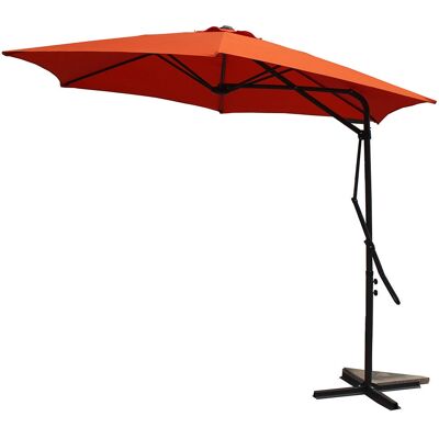 Concept-usine - Parasol rond terracotta Alcudia - Publicité Concept-usine - Parasol rond terracotta Alcudia - Publicité