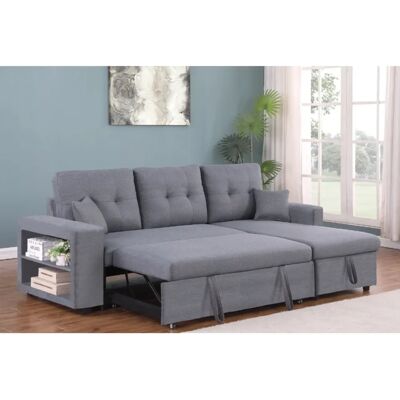 Concept Usine Sofá de Esquina Modular Gris - Convertible 4 Plazas Concept Usine Sofá de Esquina Modular Gris - Convertible 4 Plazas