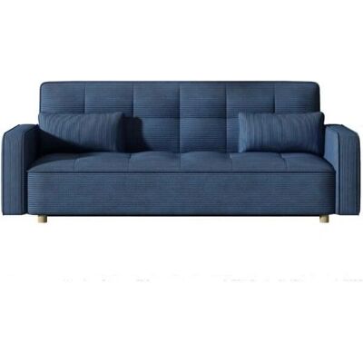 Concept-usine Canapé 3 Places Velours Bleu - Sofa - Publicité Concept-usine Canapé 3 Places Velours Bleu - Sofa - Publicité