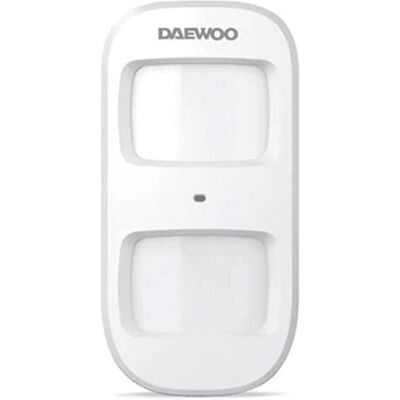 Detección de movimiento Daewoo - Amigable con animales - RF 868 MHz - Alerta batería baja - Montaje en pared o superficie Detección de movimiento Daewoo - Amigable con animales - RF 868 MHz - Alerta batería baja - Montaje en pared o superficie