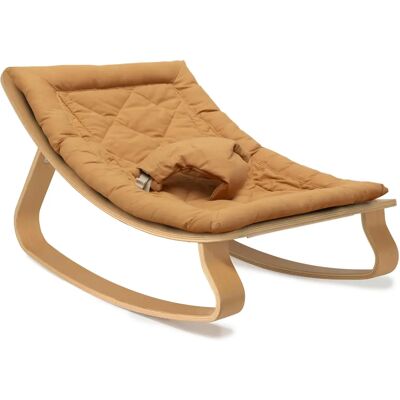 Chaise à bascule bébé Charlie Crane Levo - Bois naturel, Réglable, FSC Chaise à bascule bébé Charlie Crane Levo - Bois naturel, Réglable, FSC