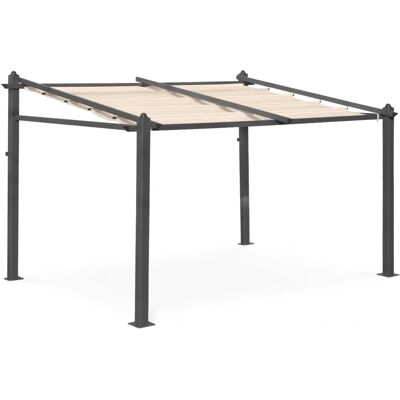 Alice's Garden Murum Aluminum Pergola - Beige - 3x4m - Garden Cover Alice's Garden Murum Aluminum Pergola - Beige - 3x4m - Garden Cover