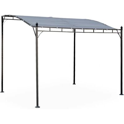 ALICE'S GARDEN Brestum Pergola - Montaggio a parete, 3x2,5m, Grigio ALICE'S GARDEN Brestum Pergola - Montaggio a parete, 3x2,5m, Grigio