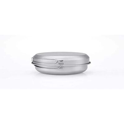 Keith Titanium 3-teiliges Topf-Set für Camping Keith Titanium 3-teiliges Topf-Set für Camping