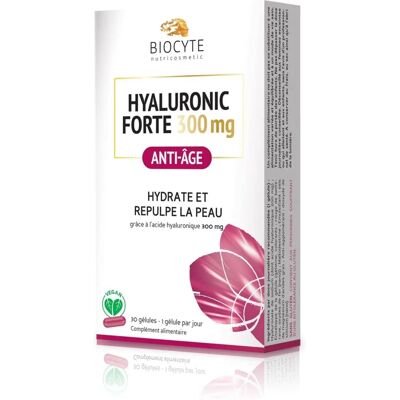 Biocyte Ácido Hialurônico Forte 300mg - Suplemento Antienvelhecimento da Pele Biocyte Ácido Hialurônico Forte 300mg - Suplemento Antienvelhecimento da Pele