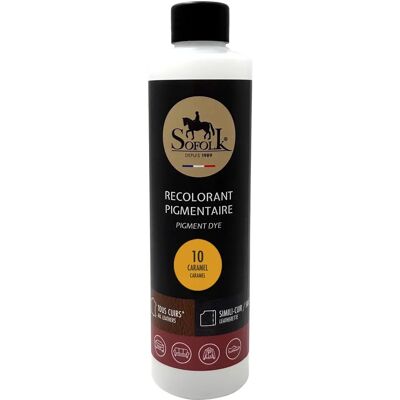 Sofolk - 10-caramel - caramel - 250ml - Recoloration cuir - Publicité Sofolk - 10-caramel - caramel - 250ml - Recoloration cuir - Publicité