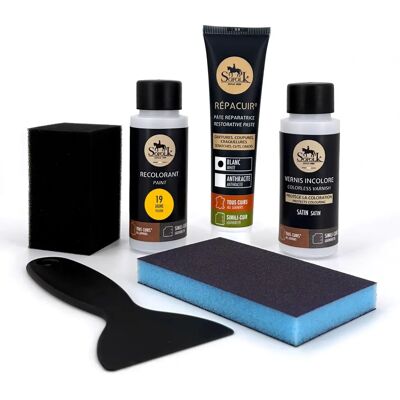 Kit di Rinnovamento della Pelle Sofolk - Giallo - Kit per rinnovare il cuoio Kit di Rinnovamento della Pelle Sofolk - Giallo - Kit per rinnovare il cuoio