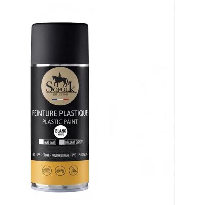Sofolk - 400ml spray - blanc brillant - intérieur/extérieur - Peinture - Publicité Sofolk - 400ml spray - blanc brillant - intérieur/extérieur - Peinture - Publicité