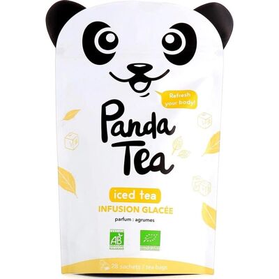 Thé Glacé Citron Bio Panda - Infusion de Thé Glacé - Publicité Thé Glacé Citron Bio Panda - Infusion de Thé Glacé - Publicité