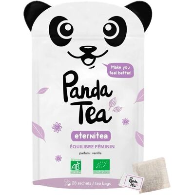 Panda Tea Eternitea - Infusion bio pour la ménopause - Publicité Panda Tea Eternitea - Infusion bio pour la ménopause - Publicité