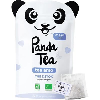 Thé Détox Bio Panda Tea Amo - 28 Sachets - Publicité Thé Détox Bio Panda Tea Amo - 28 Sachets - Publicité