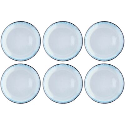 Björn Genesis Blaue Reaktive Glasur Essteller - Tellerset Björn Genesis Blaue Reaktive Glasur Essteller - Tellerset