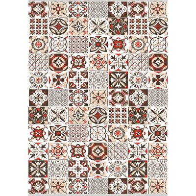 MANI TEXTILE Orange Antirutschmatte 50x120cm - Küche MANI TEXTILE Orange Antirutschmatte 50x120cm - Küche