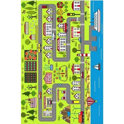 Alfombra infantil de Mani Textile - Multicolor - 80x150 cm - Alfombra para niños Alfombra infantil de Mani Textile - Multicolor - 80x150 cm - Alfombra para niños