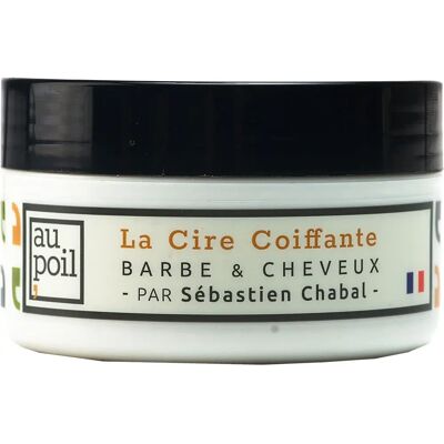 Au Poil La Cire Coiffante 75ml - Cire coiffante pour hommes Au Poil La Cire Coiffante 75ml - Cire coiffante pour hommes