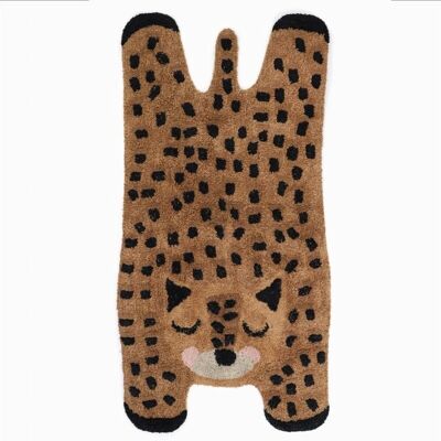 Tapis Coton Little Cheetah - 65x125cm Oeko Tex - Publicité Tapis Coton Little Cheetah - 65x125cm Oeko Tex - Publicité