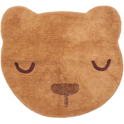 Nattiot Tapis Enfant Coton Caramel Marron 100x110 - Décoration Chambre Bébé Nattiot Tapis Enfant Coton Caramel Marron 100x110 - Décoration Chambre Bébé