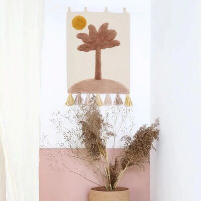 Décoration Murale Little Palm en Coton Multi Décoration Murale Little Palm en Coton Multi