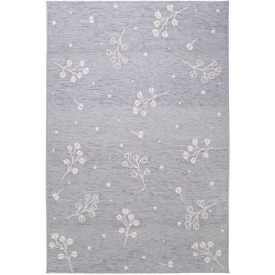 Tapis Enfant Little Nature Bleu Gris - Tapis Tapis Enfant Little Nature Bleu Gris - Tapis