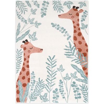 Tapis Enfant Nisu Nattiot - Girafe, Vert, 135x190 cm - Chambre d'enfant - Publicité Tapis Enfant Nisu Nattiot - Girafe, Vert, 135x190 cm - Chambre d'enfant - Publicité