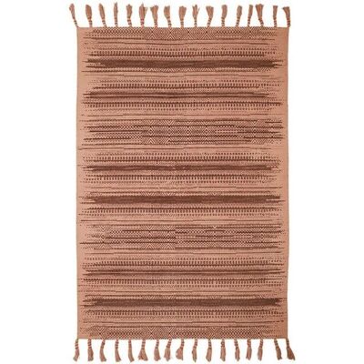 Tapis coton Loomy Nattiot - Rose - 100x150cm - Tapis Tapis coton Loomy Nattiot - Rose - 100x150cm - Tapis